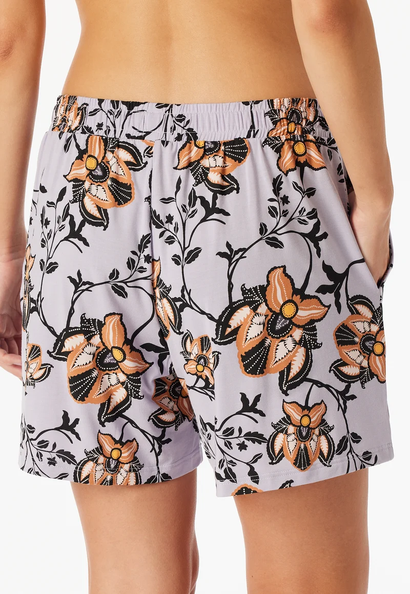 Shorts Lila gemustert - Mix+Relax