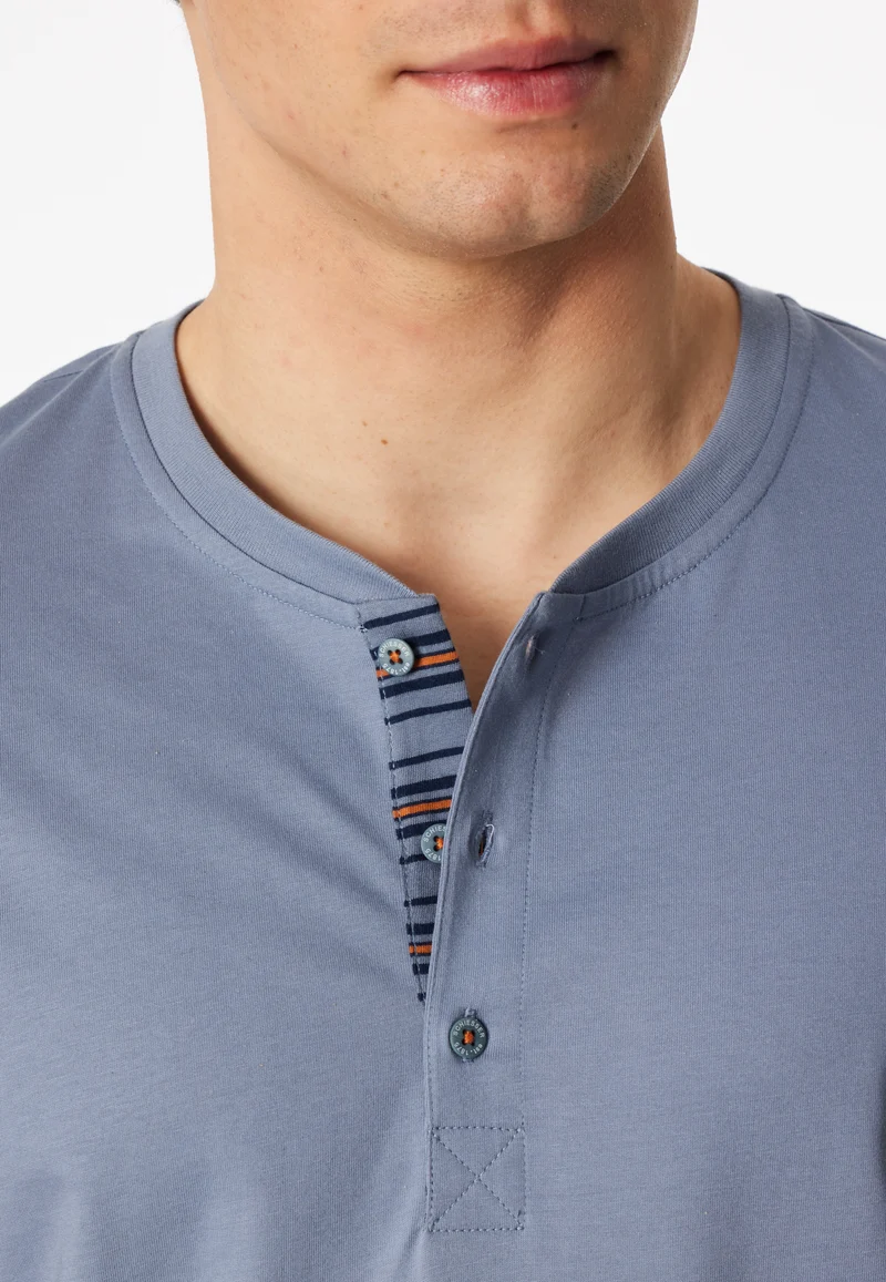 Schlafanzug Blau/Rot gestreift - Casual Nightwear