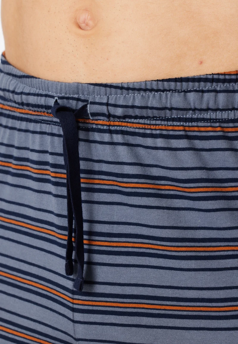 Schlafanzug Blau/Rot gestreift - Casual Nightwear