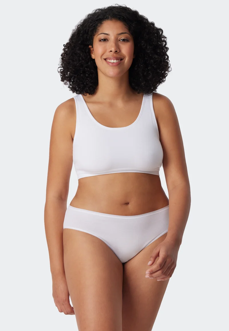 Midi Slip 2er-Pack Weiss - 95/5