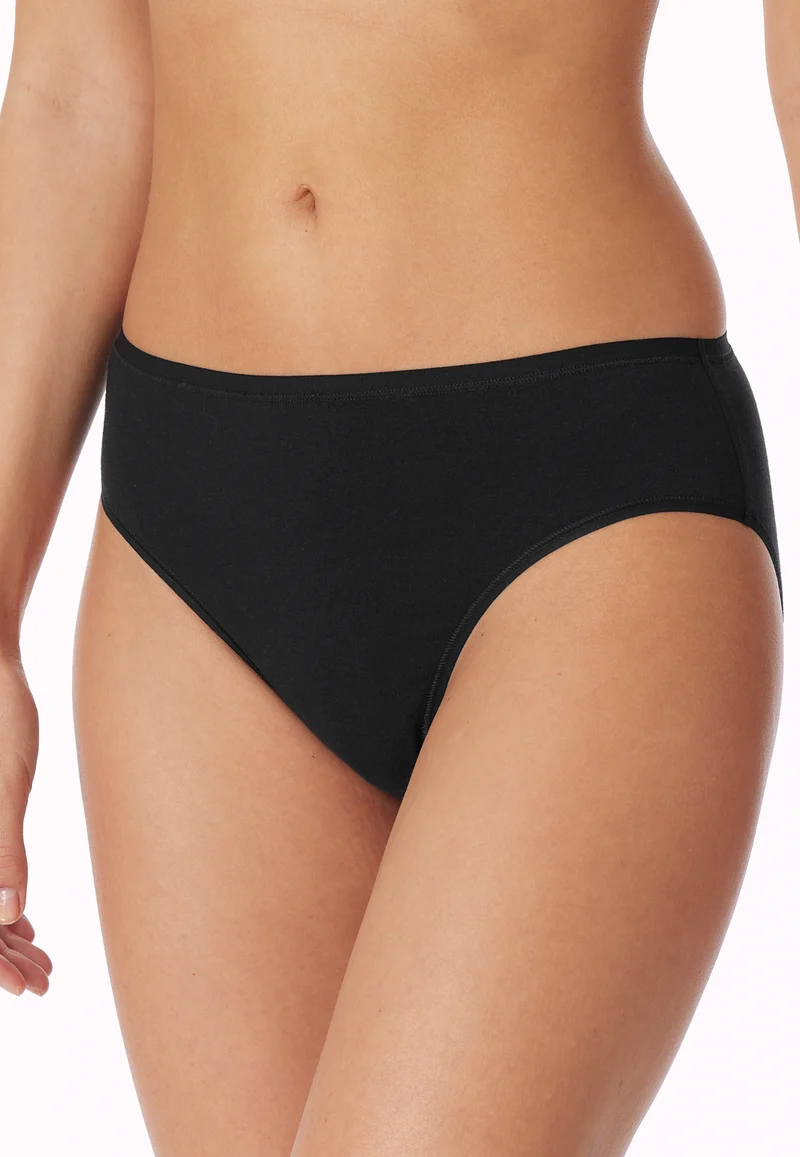 Midi Slip 2er-Pack Schwarz - 95/5
