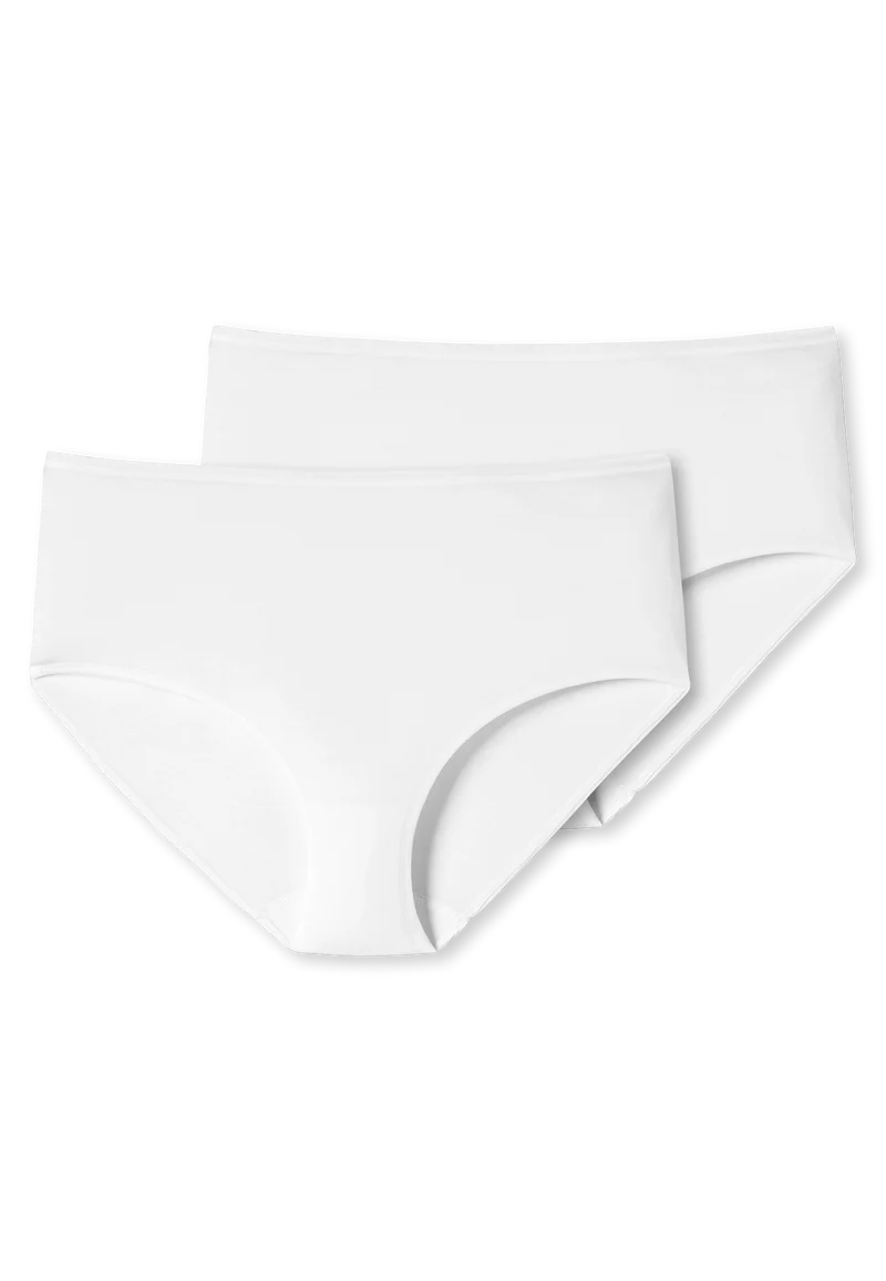 High Waist Slip 2er-Pack Weiss - 95/5
