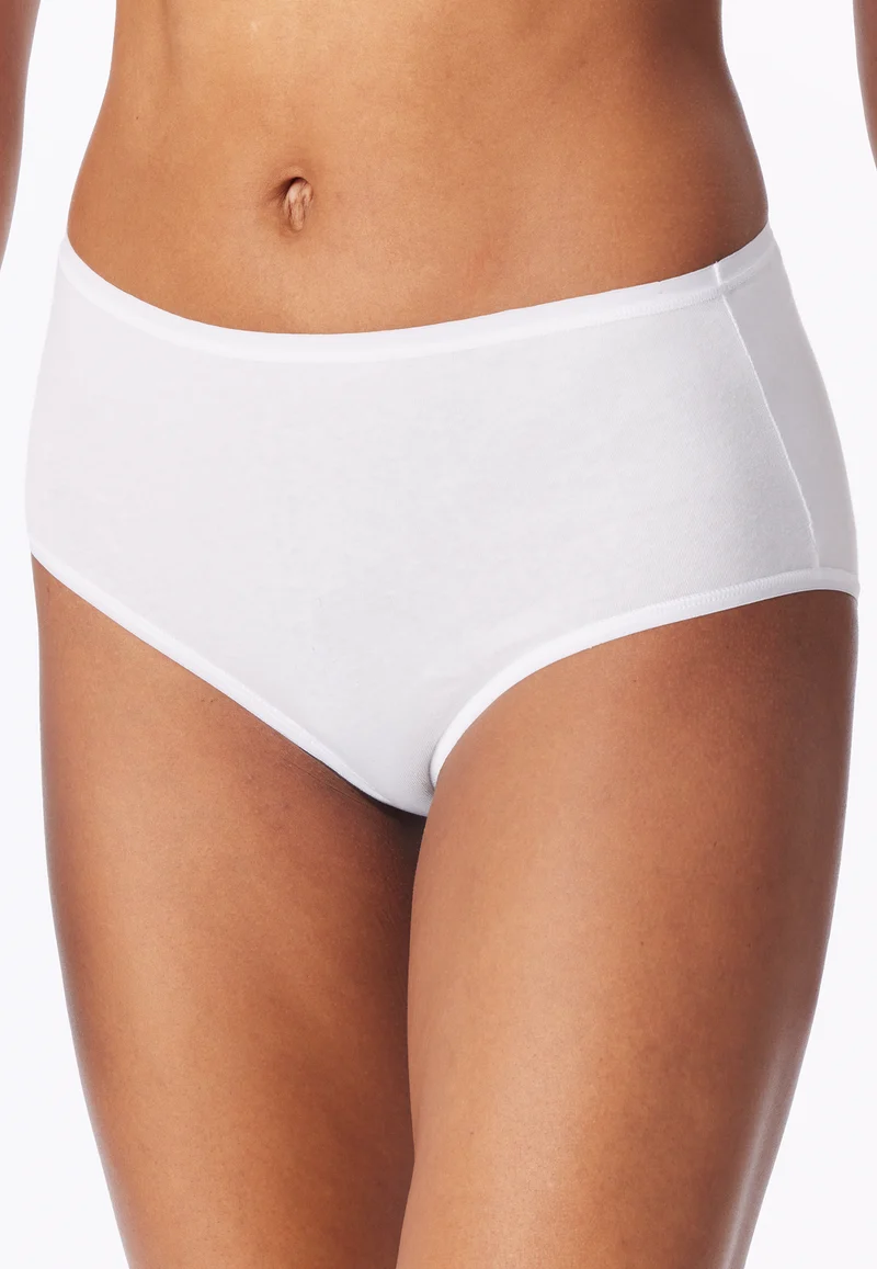 High Waist Slip 2er-Pack Weiss - 95/5