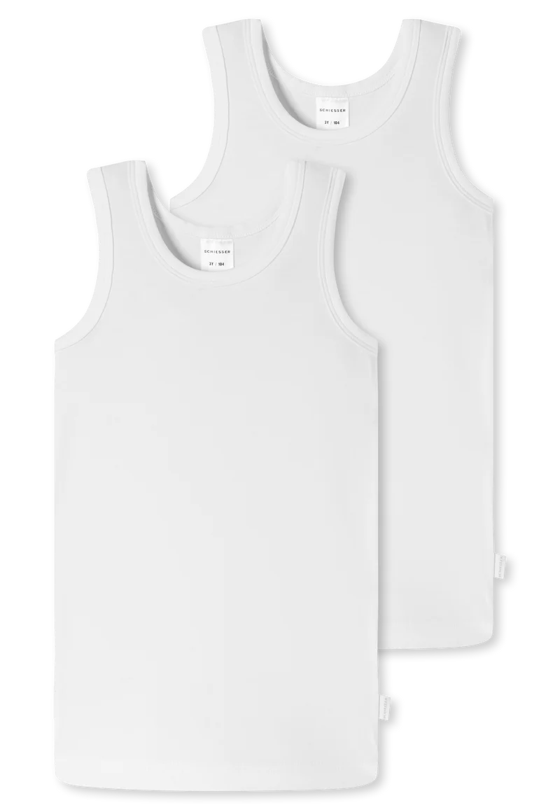 Unterhemd 2er-Pack Weiss - 95/5