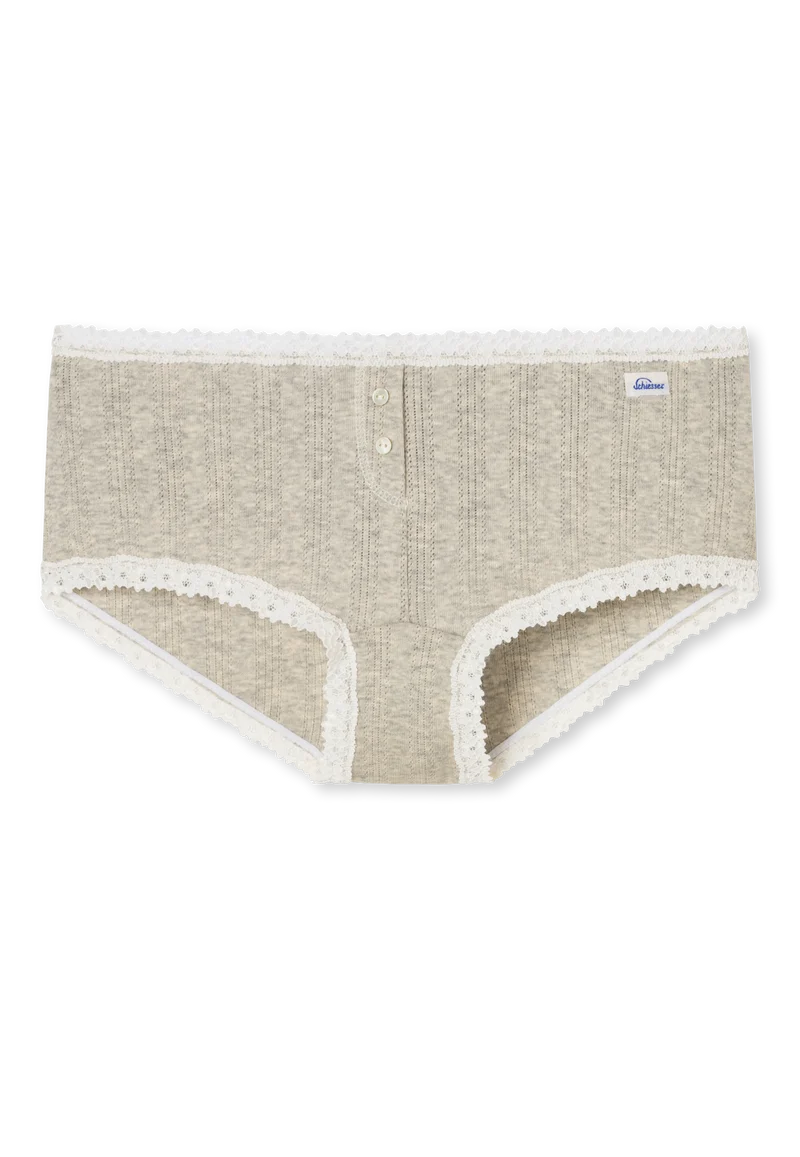 Panty Feinripp Grau - Revival Agathe