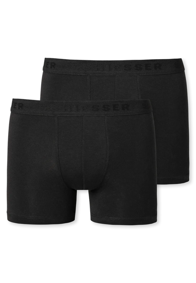 Shorts 2er-Pack Schwarz - 95/5