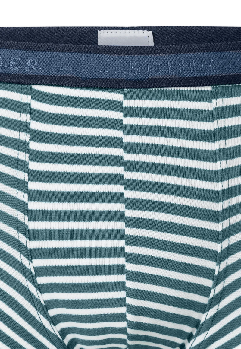 Short Petrol/Weiss gestreift - 95/5