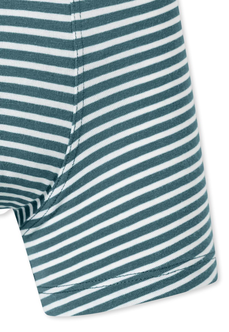 Short Petrol/Weiss gestreift - 95/5
