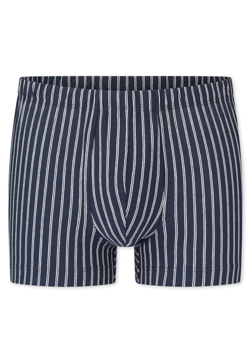 Enge Boxershorts Dunkelblau gestreift - 95/5