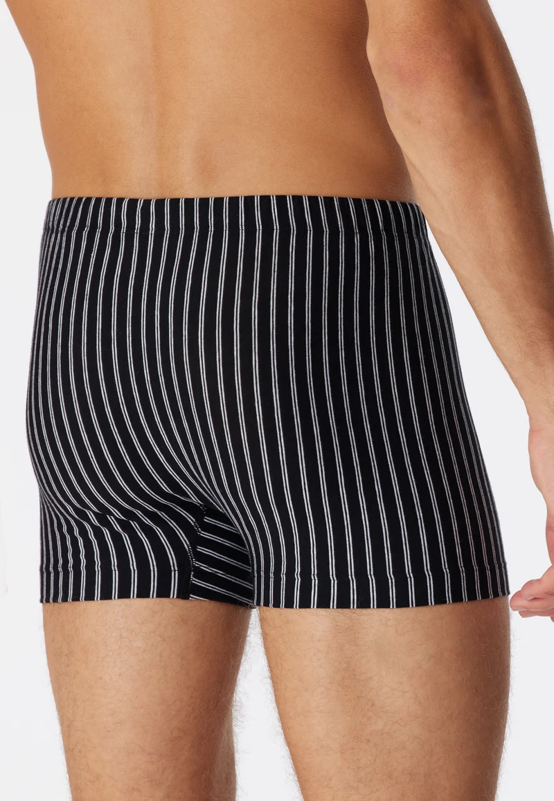 Enge Boxershorts Schwarz gestreift - 95/5