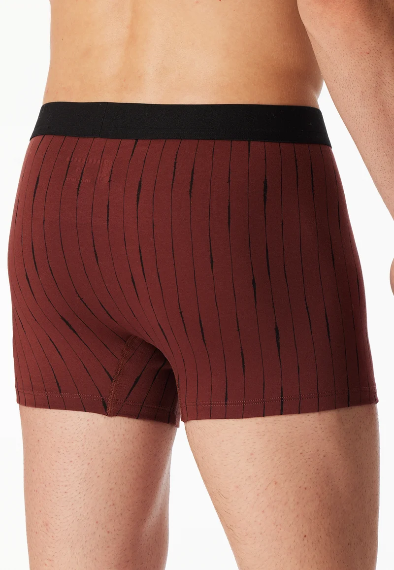 Enge Boxershorts Bordeaux gemustert - 95/5