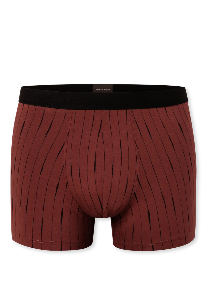 Enge Boxershorts Bordeaux gemustert - 95/5
