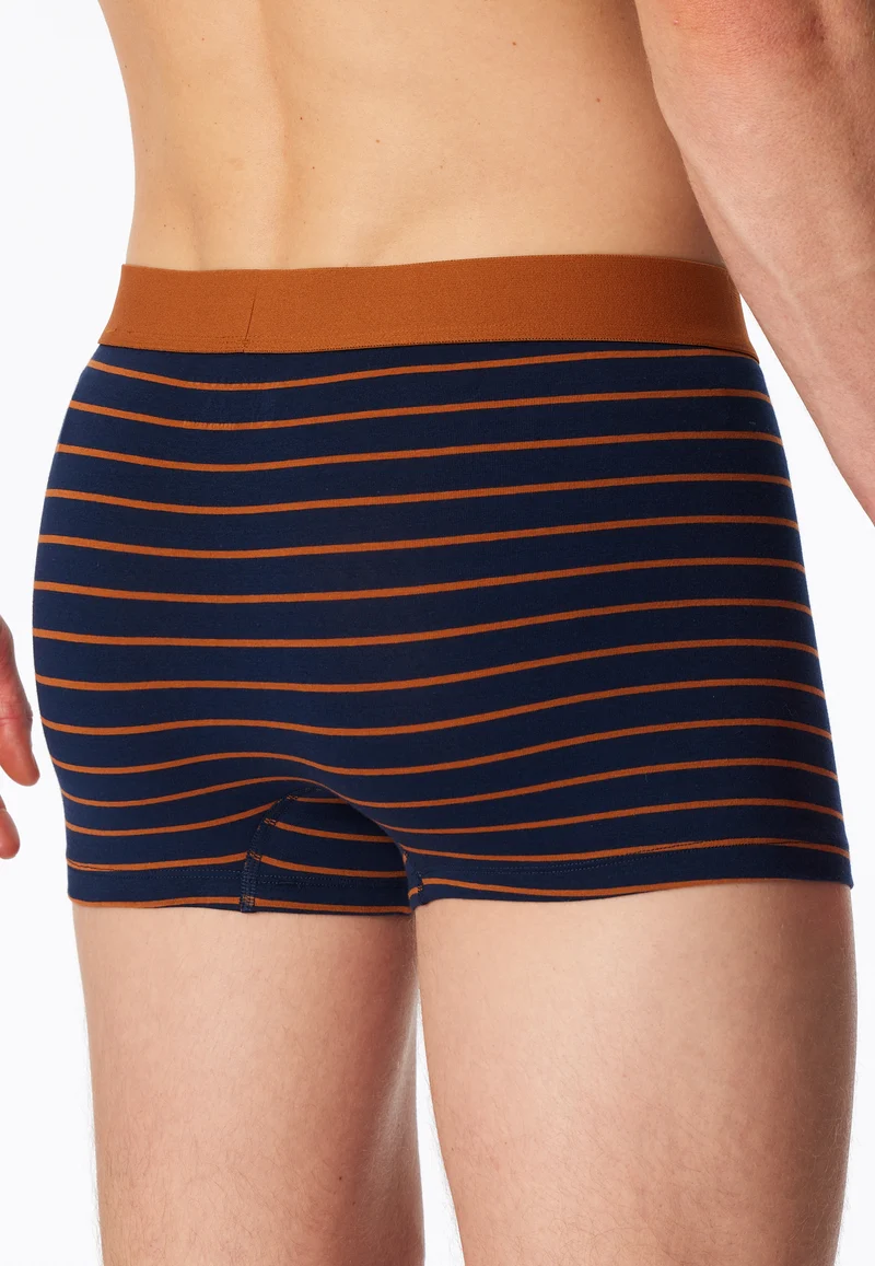 Enge Boxershorts 3er-Pack Dunkelblau gestreift - 95/5