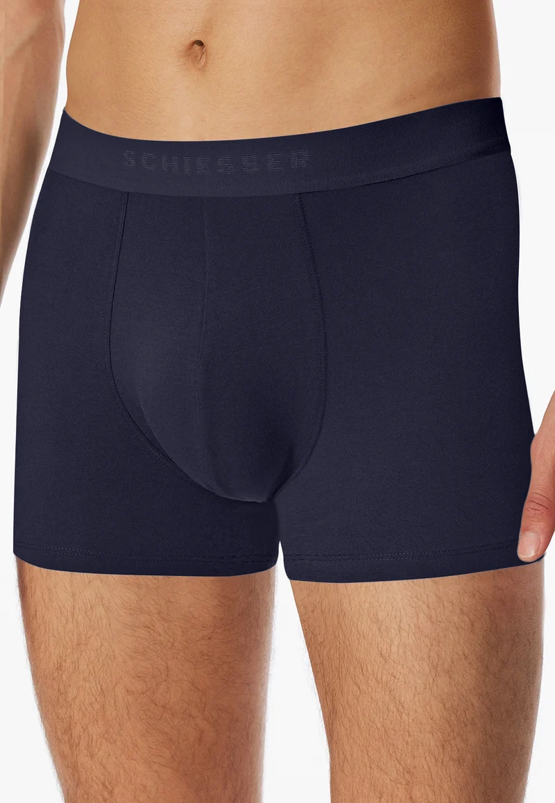 Enge Boxershorts 3er-Pack Dunkelblau gestreift - 95/5