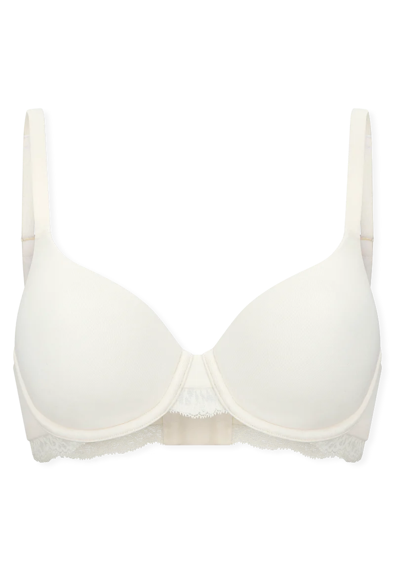 Bügel-BH mit Spitze Off White - Unique Cotton