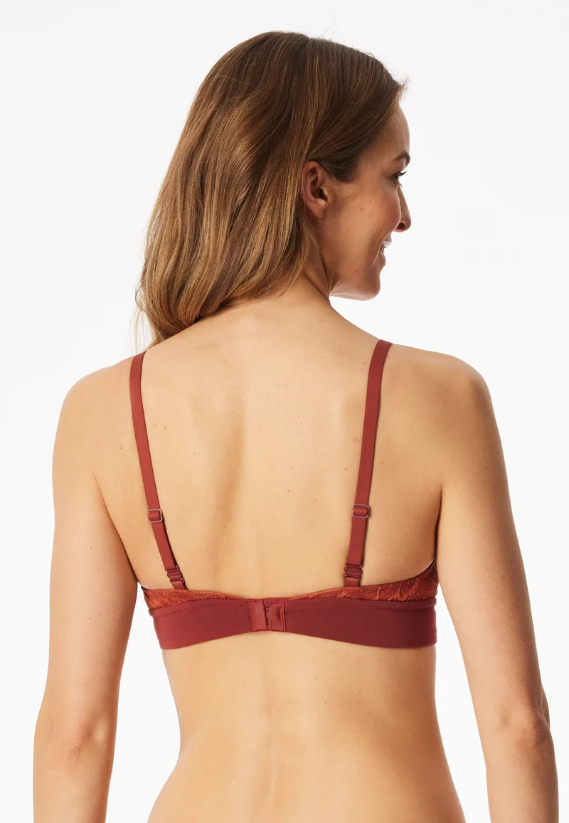 Soft-BH mit herausnehmbaren Pads Rost - Unique Cotton