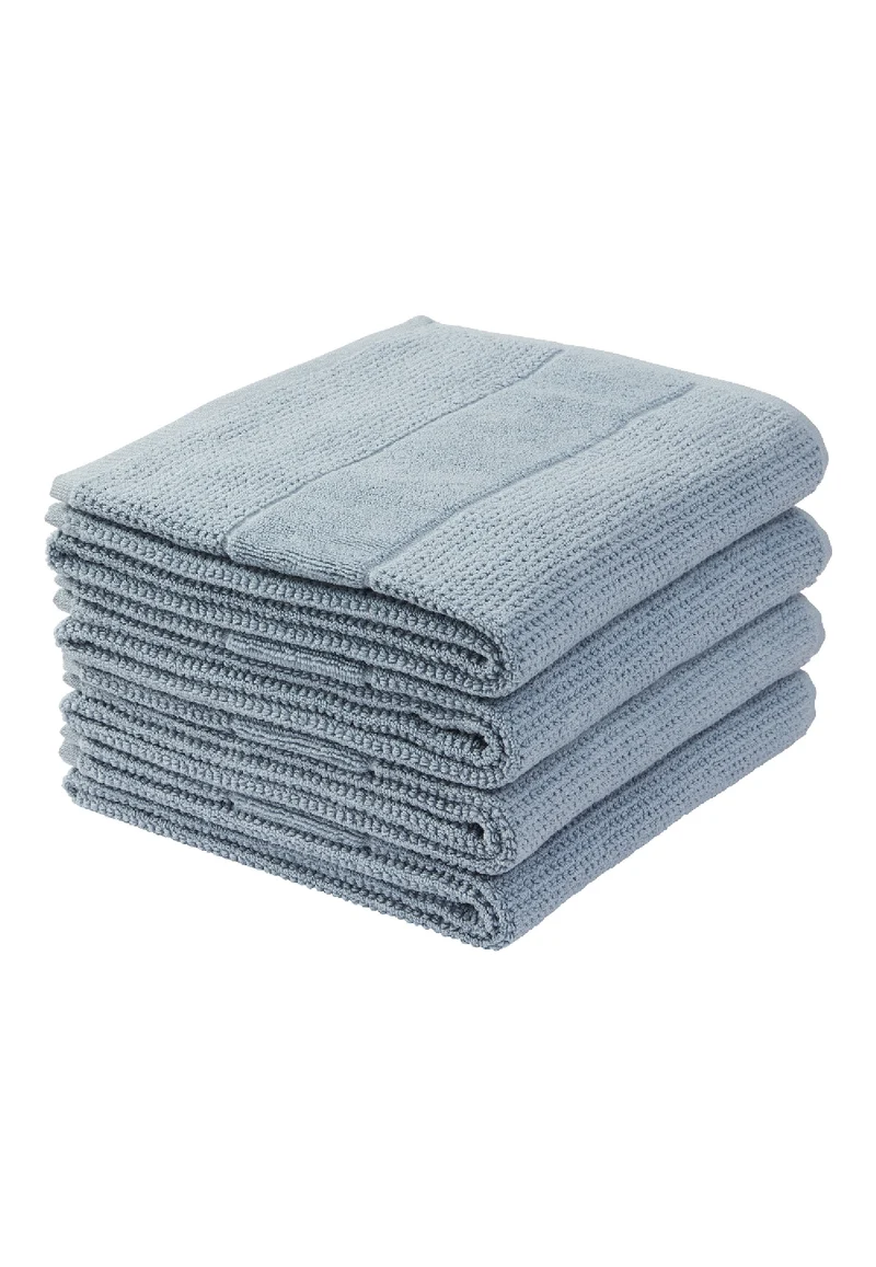 Handtuch 4er-Pack 50x100 cm Blau - SCHIESSER Home