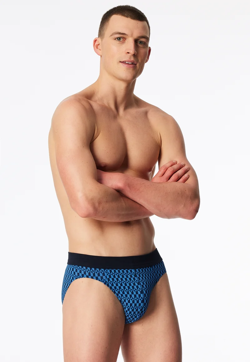 Slip Blau Dunkelblau gemustert - 95/5