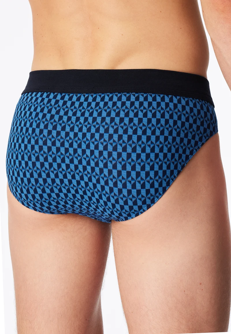 Slip Blau Dunkelblau gemustert - 95/5