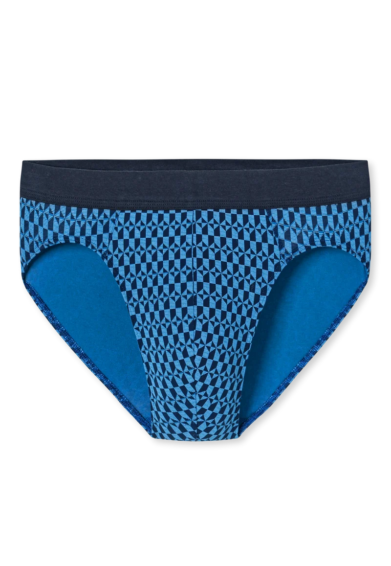 Slip Blau Dunkelblau gemustert - 95/5