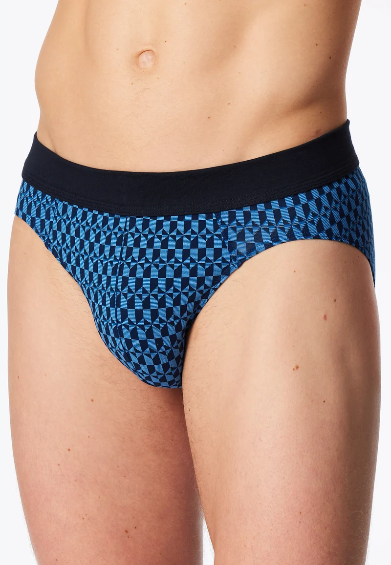 Slip Blau Dunkelblau gemustert - 95/5