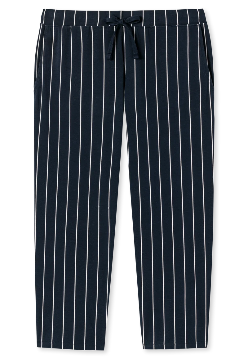 Hose 3/4-lang Blau/Weiss gestreift - Mix+Relax
