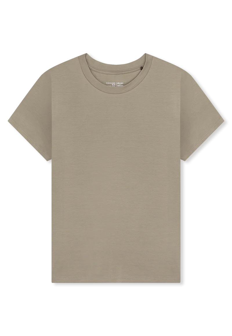 T-Shirt Oliv - Mix+Relax