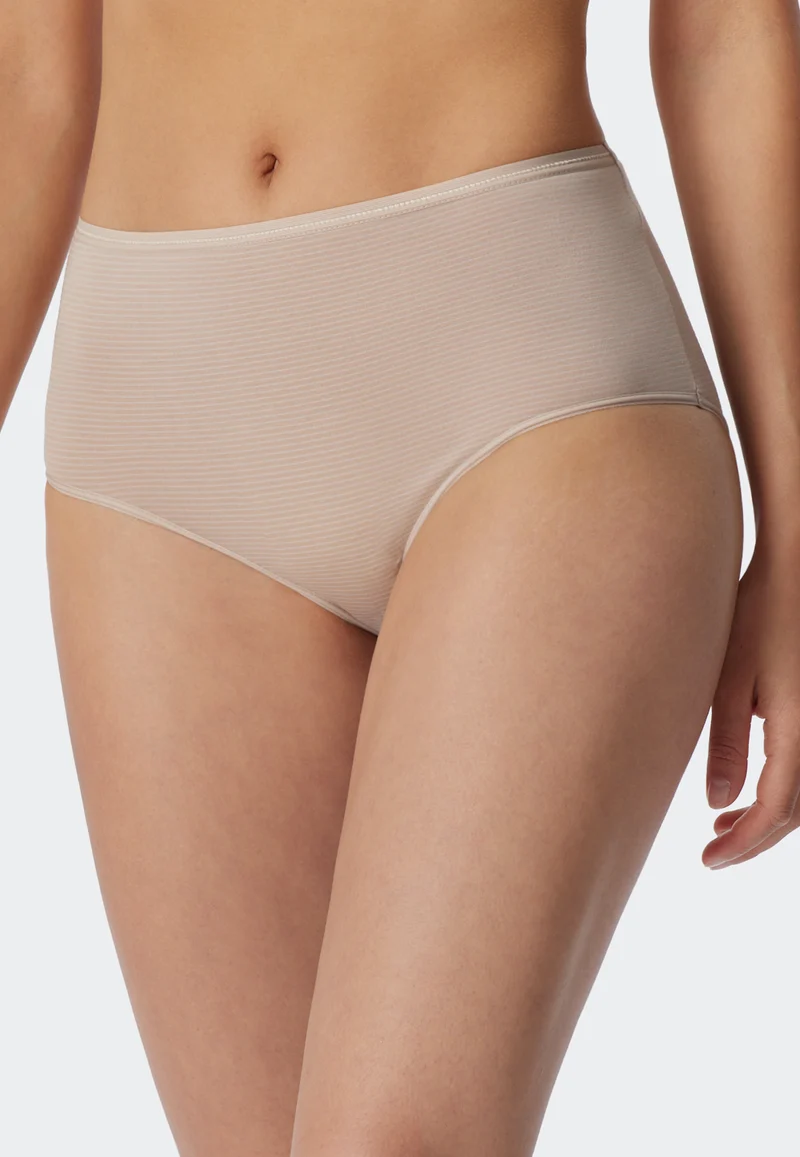 Midi Slip 2er-Pack Blau/Weiss - Modal Essentials