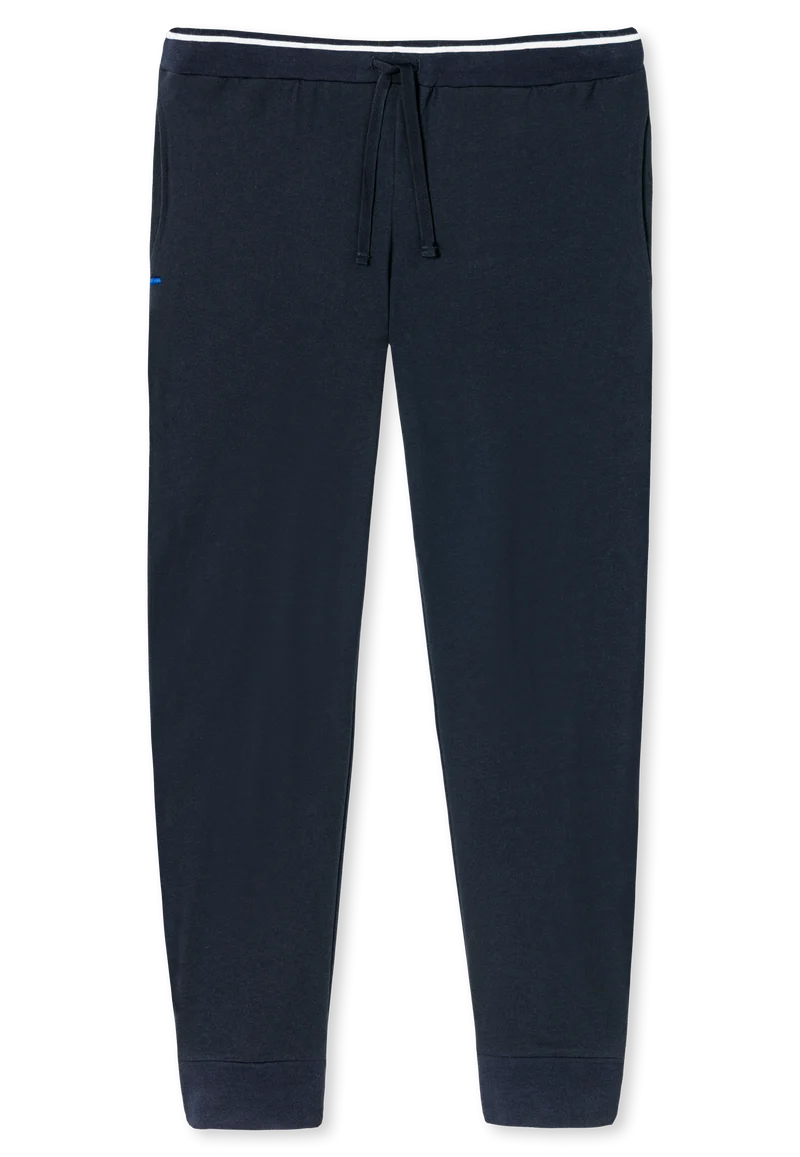 Hose mit Bündchen Dunkelblau - Mix+Relax