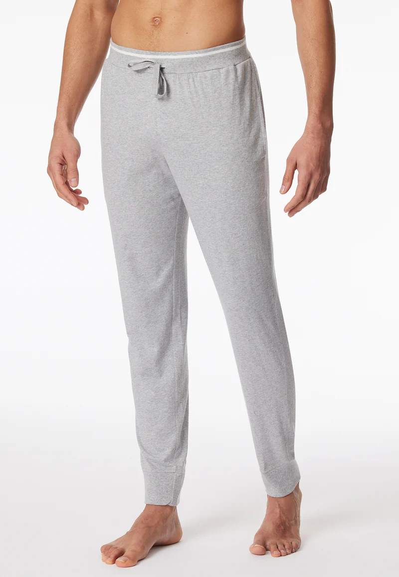 Hose mit Bündchen Grau - Mix+Relax