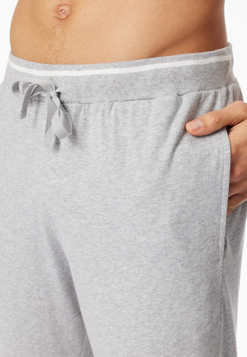 Hose mit Bündchen Grau - Mix+Relax