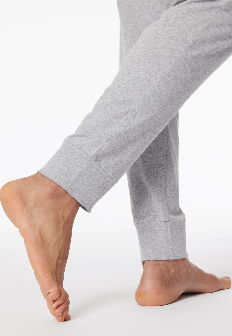 Hose mit Bündchen Grau - Mix+Relax