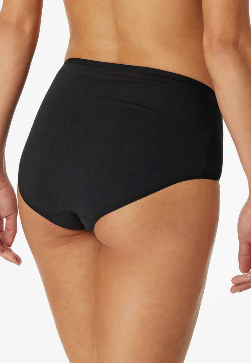 High Waist Slip 2er-Pack Schwarz - 95/5