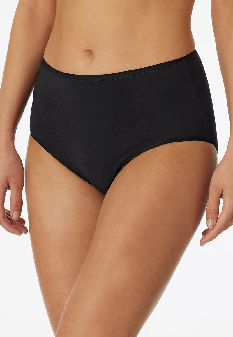 High Waist Slip 2er-Pack Schwarz - 95/5