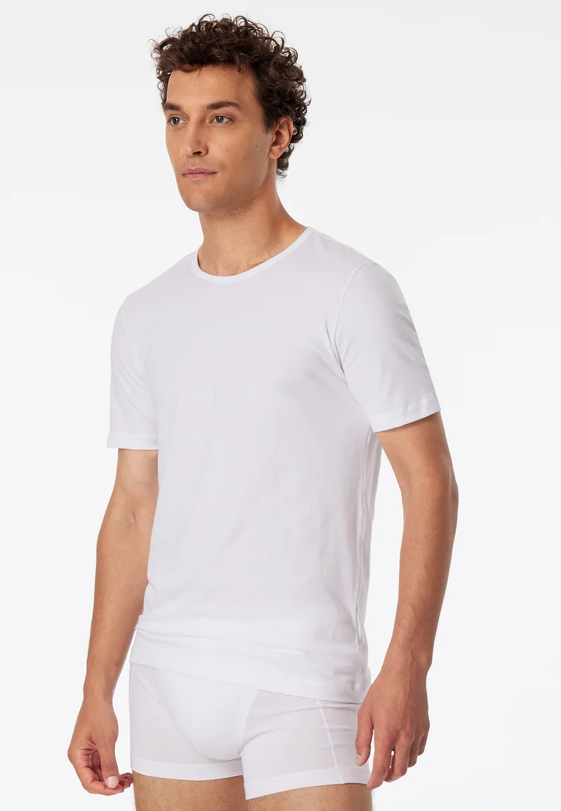 T-Shirt 2er-Pack Weiss - 95/5