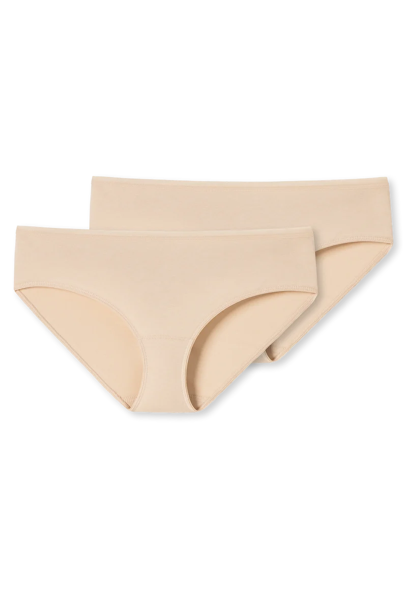 Hipster Slip 2er-Pack Soft Beige - 95/5