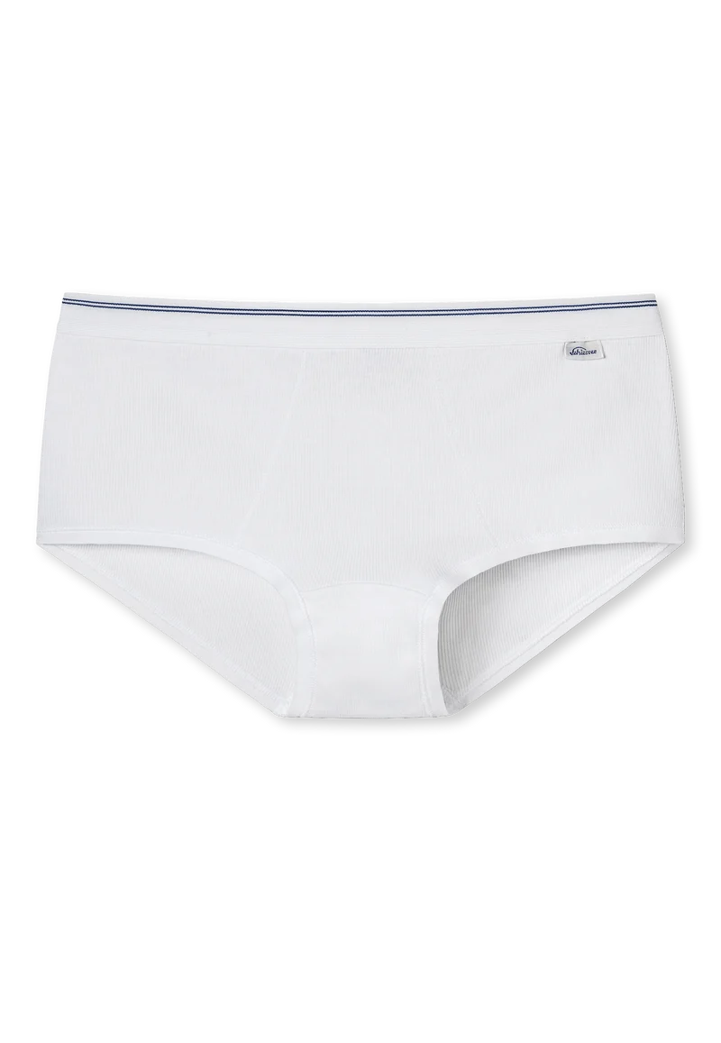 Panty Doppelripp Weiss - Revival Greta