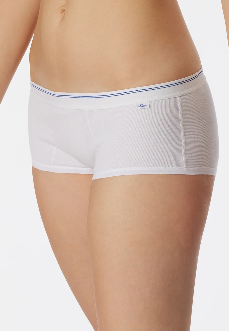 Panty Doppelripp Weiss - Revival Greta