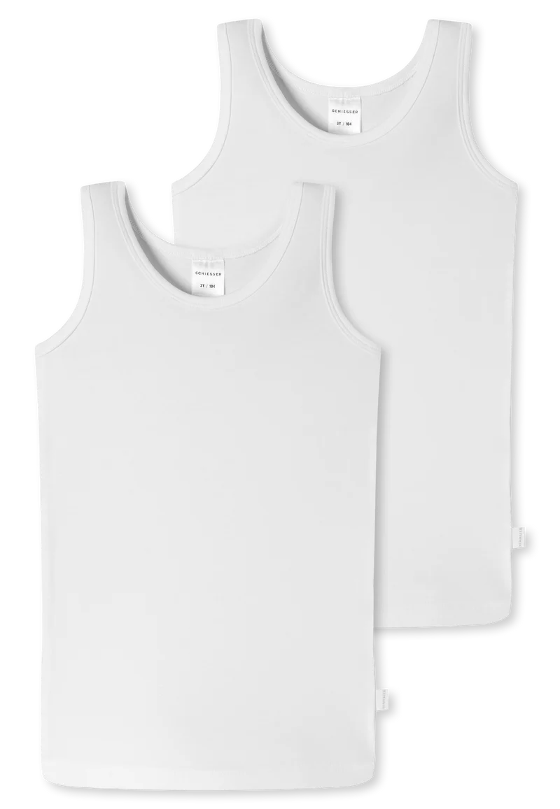 Unterhemd 2er-Pack Weiss - 95/5
