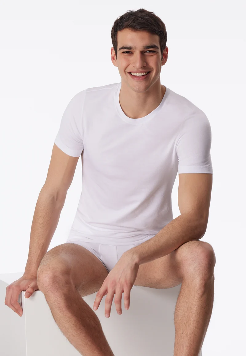 T-Shirt Weiss - Long Life Soft