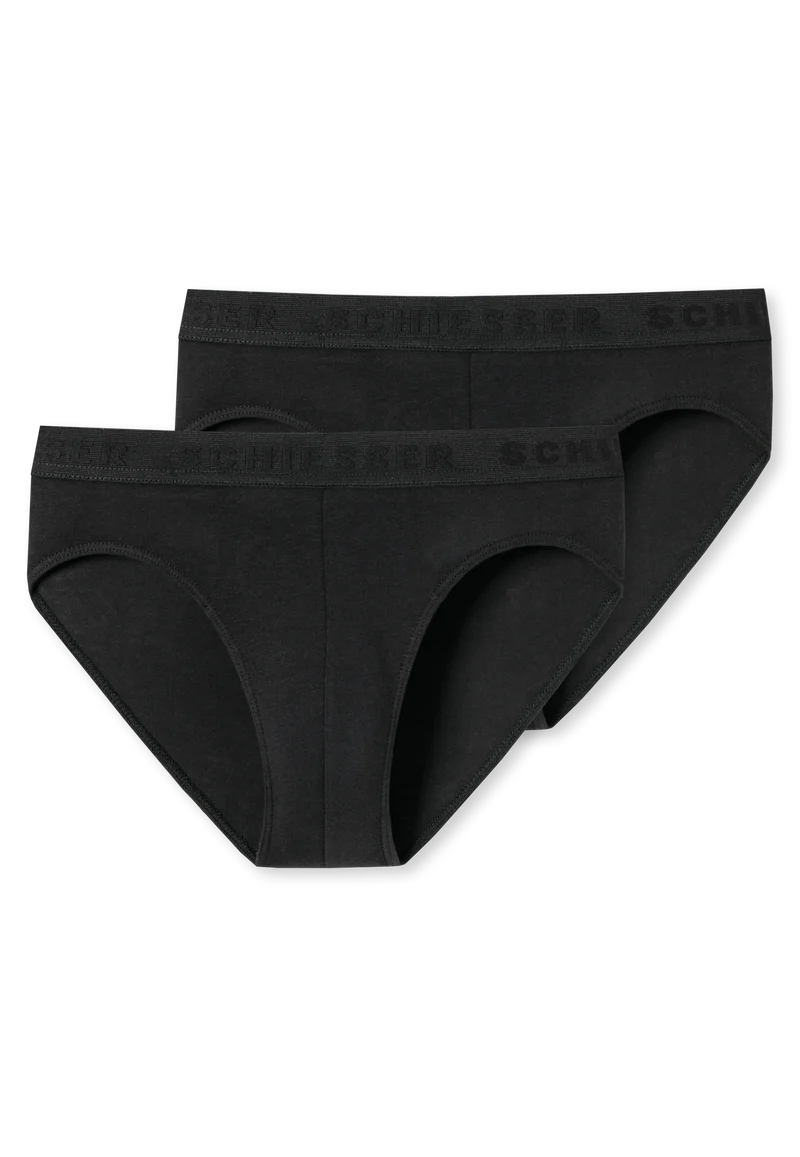 Slip 2er-Pack Schwarz - 95/5