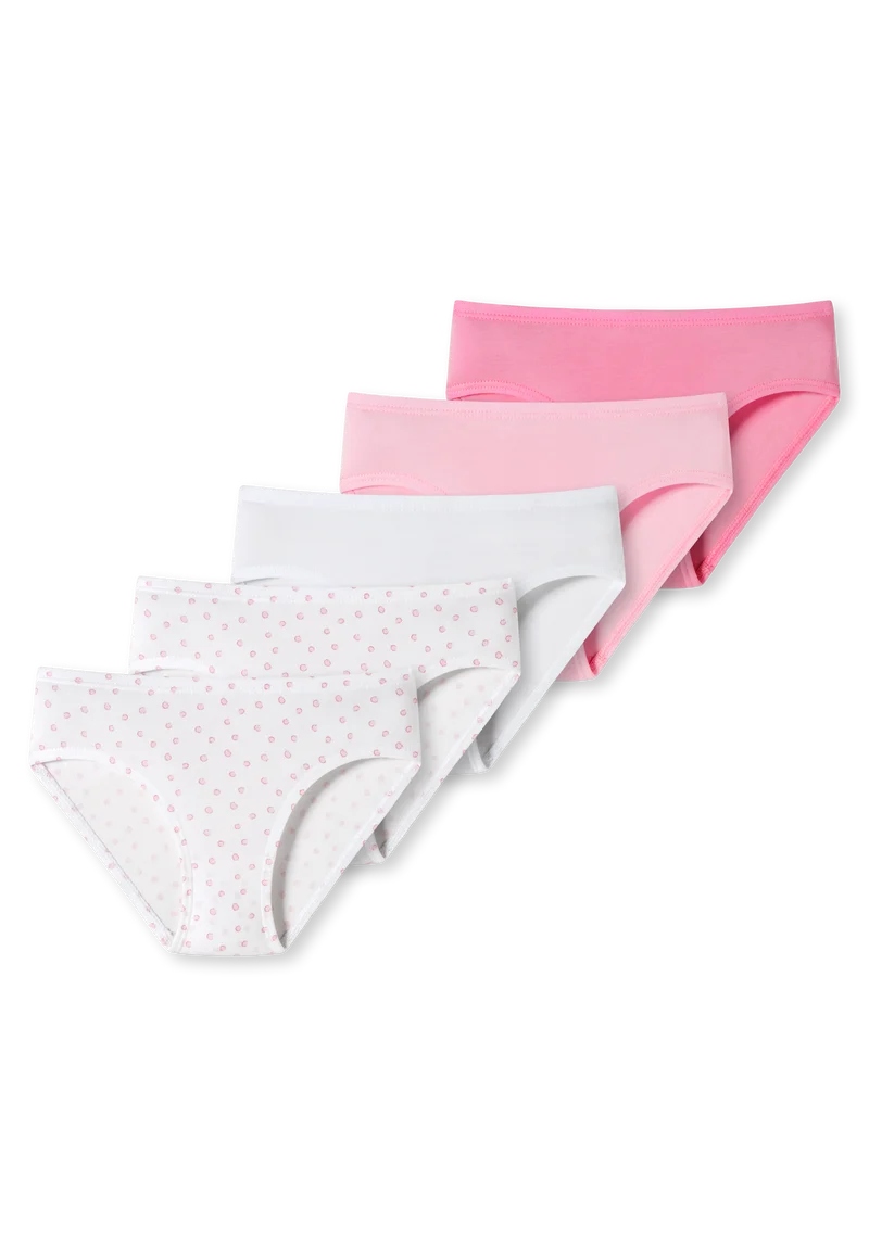 Slip 5er-Pack Weiss/Pink - 95/5