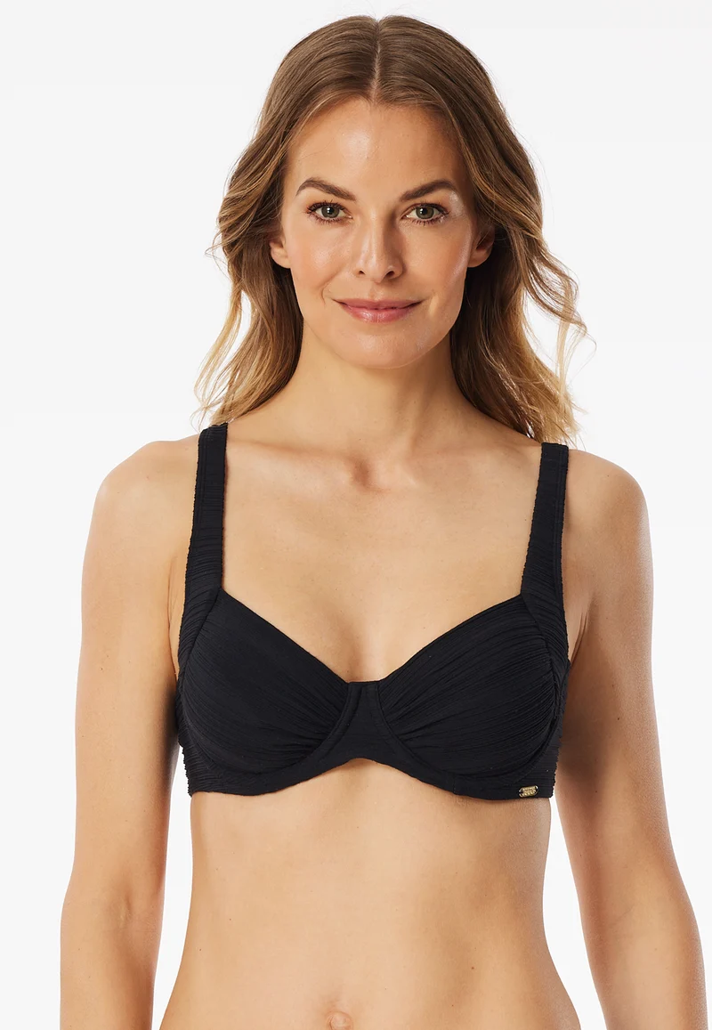 Bikini-Top Schwarz - Aqua