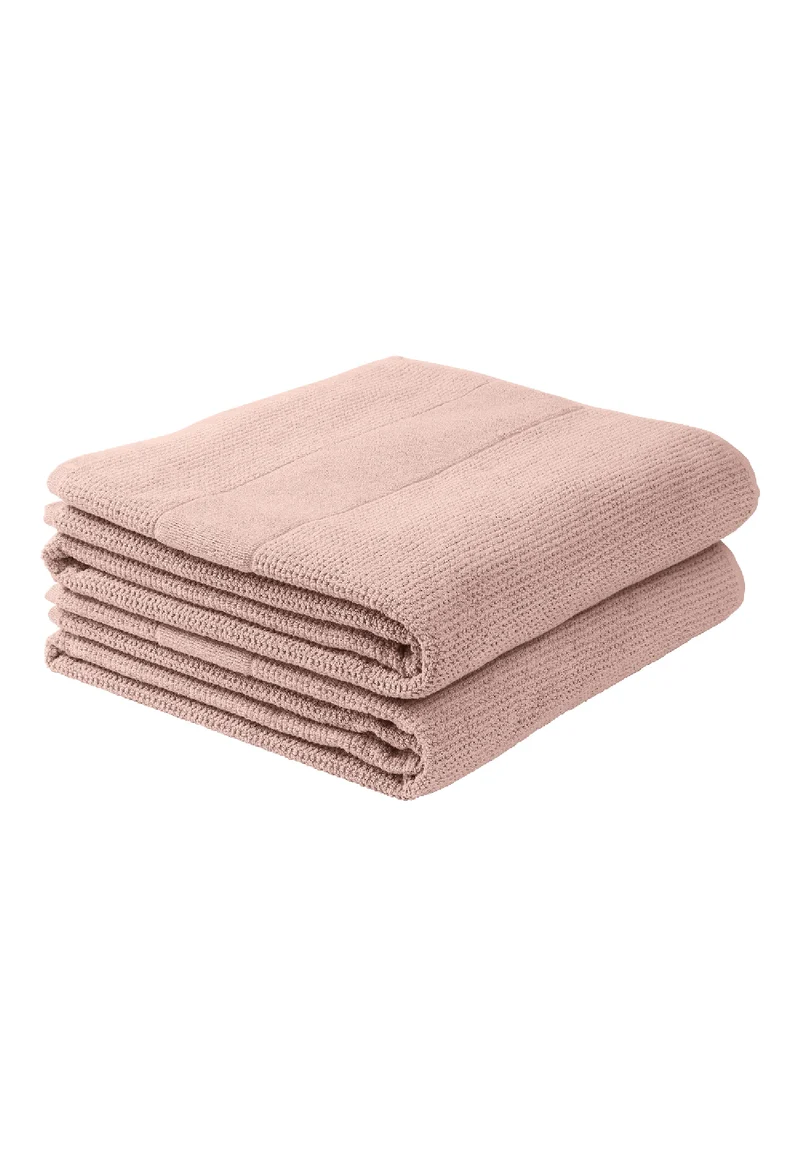 Duschtuch 2er-Pack 70x140 cm Altrosa - SCHIESSER Home