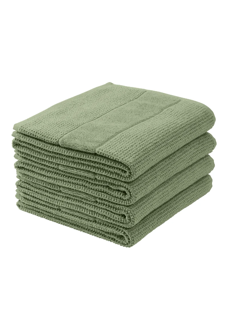 Handtuch 4er-Pack 50x100 cm Oliv - SCHIESSER Home