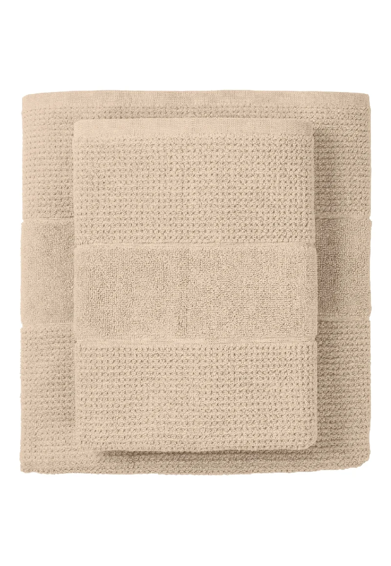 Duschtuch 2er-Pack 70x140 cm Beige - SCHIESSER Home