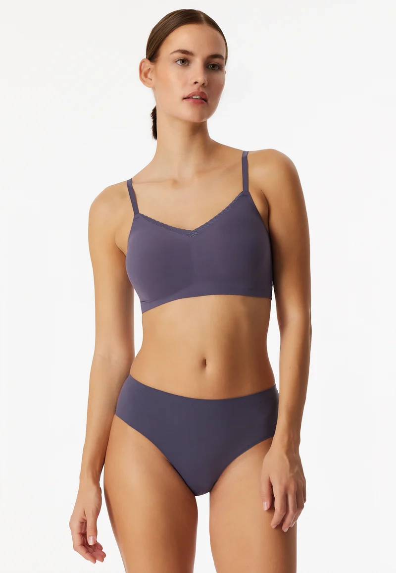 Slip Seamless mit Spitze Lila - Invisible Soft Lace
