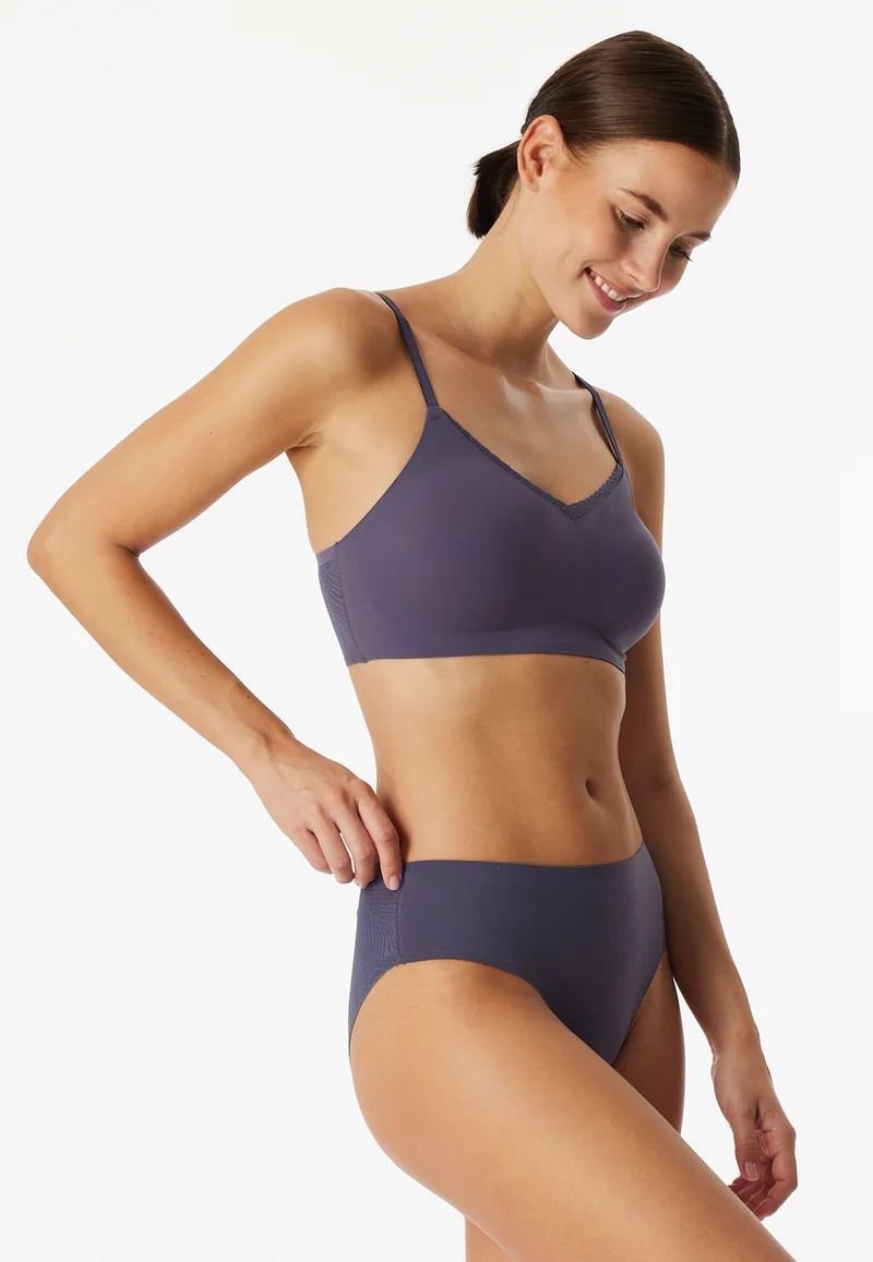 Slip Seamless mit Spitze Lila - Invisible Soft Lace