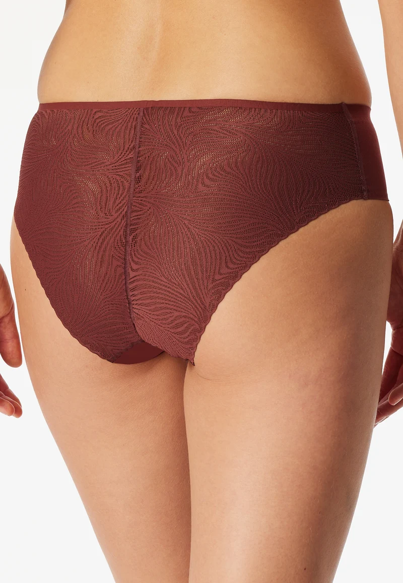 Slip Seamless mit Spitze Bordeaux - Invisible Soft Lace