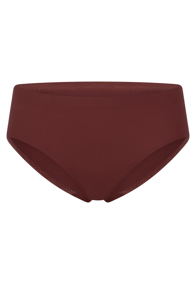 Slip Seamless mit Spitze Bordeaux - Invisible Soft Lace